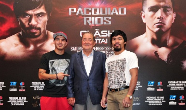 Manny Pacquiao and Brandon Rios